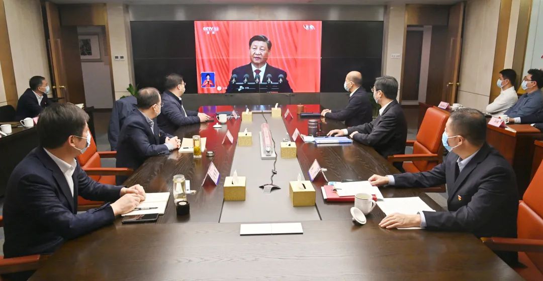 蘇鹽集團黨委認真組織收聽收看黨的二十大開幕盛況 蘇鹽集團黨委認真組織收聽收看黨的二十大開幕盛況