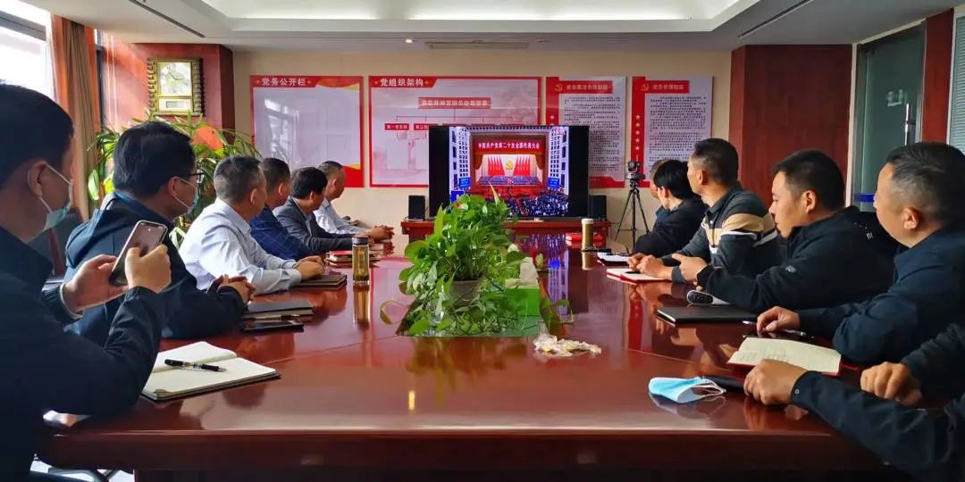 蘇鹽集團黨委認真組織收聽收看黨的二十大開幕盛況 蘇鹽集團黨委認真組織收聽收看黨的二十大開幕盛況