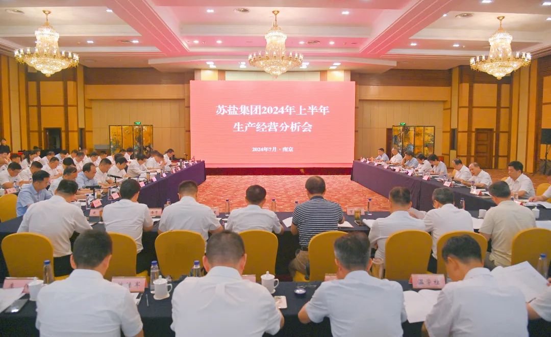 蘇鹽集團(tuán)召開2024年上半年生產(chǎn)經(jīng)營(yíng)分析會(huì) 蘇鹽集團(tuán)召開2024年上半年生產(chǎn)經(jīng)營(yíng)分析會(huì)